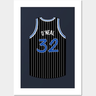 Shaquille O'Neal Orlando Jersey Qiangy Posters and Art